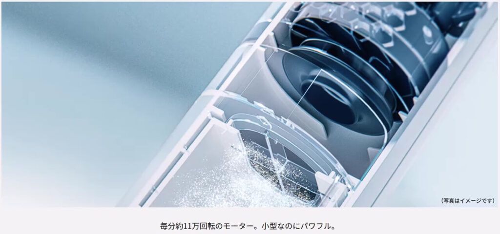 パナソニック MC-NS100K 紙パックレス式の構造イメージ