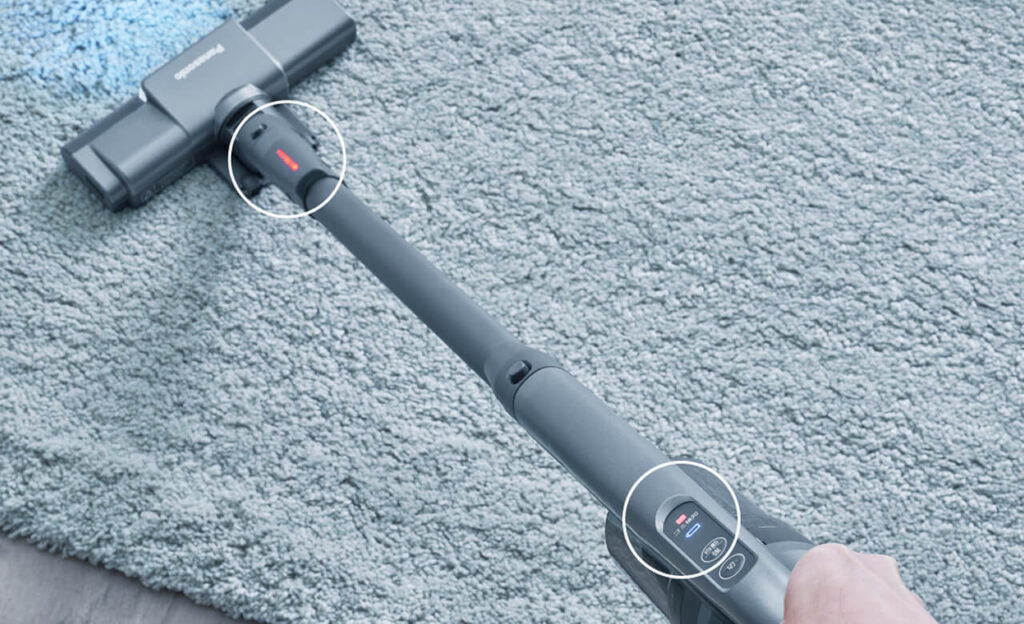 MC-SB55K スゴ取れセンサーのランプ位置 手元とノズル付近